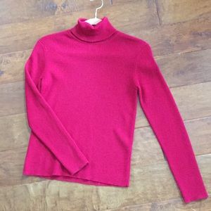 Wine Merino Wool Sweater SMALL